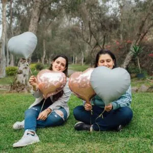 globos corazón con helio para sorprender